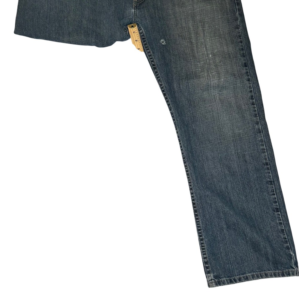 Tommy Hilfiger Freedom Fit Mens Blue Straight Leg Jeans 36x30 Medium Wash - Picture 3 of 14